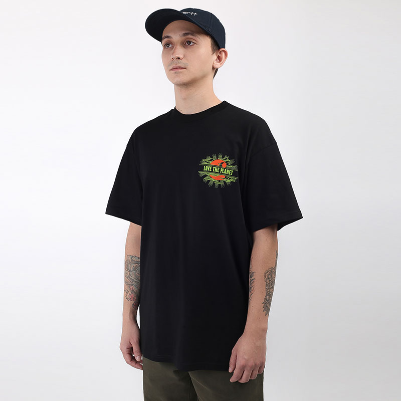 Мужская футболка Carhartt WIP Love Planet T-shirt (I028497-black)  - цена, описание, фото 4